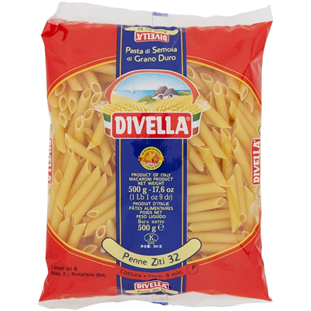 Divella Penne Ziti Rigate 5kg | Italiensk Penne Pasta | TheFlavourShop