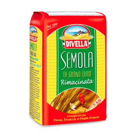 Divella Durumhvede Semolina 5KG | Semola Rimacinata | TheFlavourShop