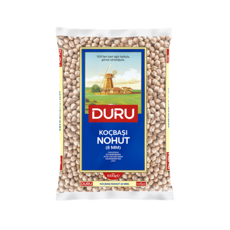Duru Kikærter 8mm 1kg | Kikærter til Hummus