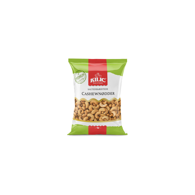 Kilic - Cashewnødder (Saltede og Ristede) 800g