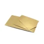 Kagepap - rektangel- guld tynd - 50x70CM 1 stk