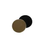 Kagepap - rund - guld/sort - 5 CM 10 stk
