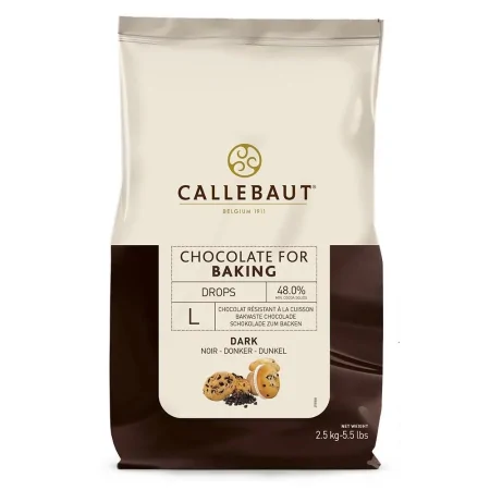 Mørk bagechokolade dråber 48% – Perfekt til cookies | TheFlavourShop.dk