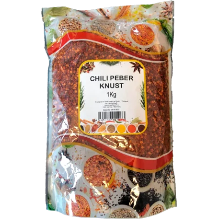Chili Pulver Stødt 1000 g Stærk Krydderi